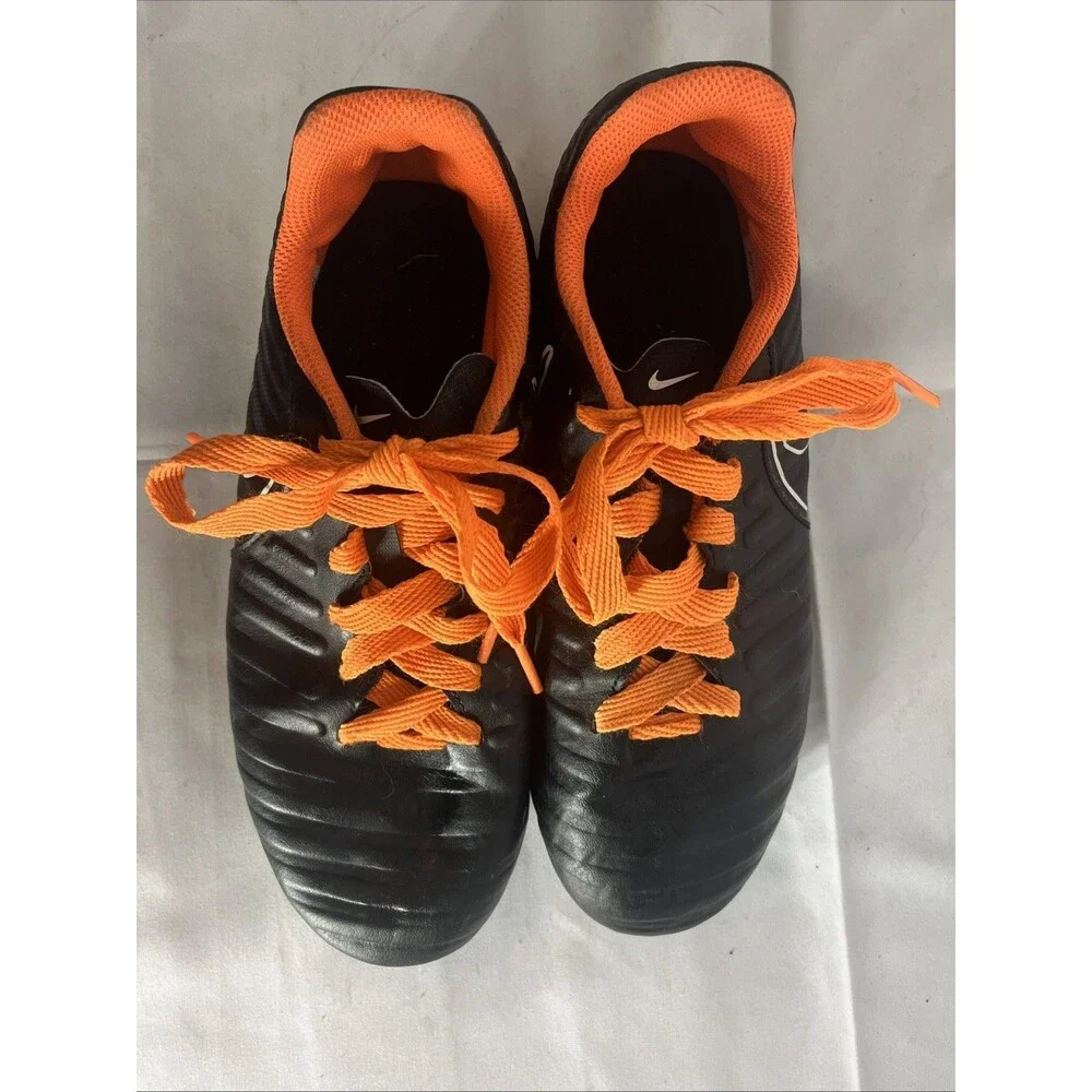 Nike Tiempo Legend Size 5y Youth Black Running Soccer Cleats Shoes AH7251-080